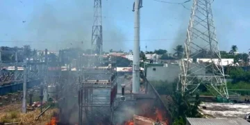 Estalla planta de CFE y provoca mega apagón en Veracruz