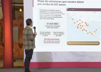 Incumple 16% precio pactado para diésel