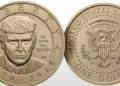 Emite EU moneda de un dólar con la cara de Trump