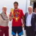Aterriza el campeón del mundo, España, en Madrid