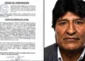 Ordena Fiscalía de Bolivia captura de Evo Morales