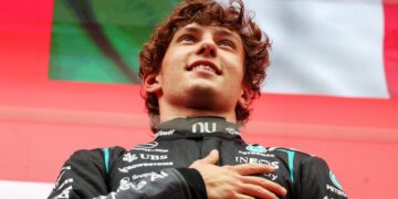 Antonelli gana el GP de Bélgica; ‘Checo’ Pérez abandonó la carrera