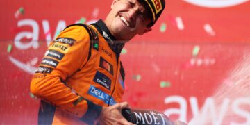 Norris gana el GP de Hungría; ‘Checo’ Pérez abandonó la carrera