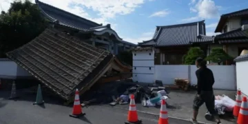 Suman 34 muertos por sismo en Japón