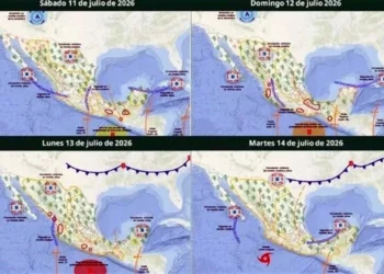 Alertan por fuertes lluvias en 12 estados