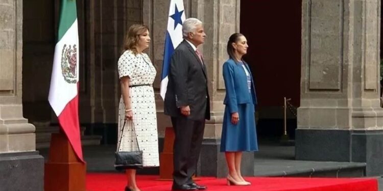Recibe Sheinbaum a Presidente de Panamá