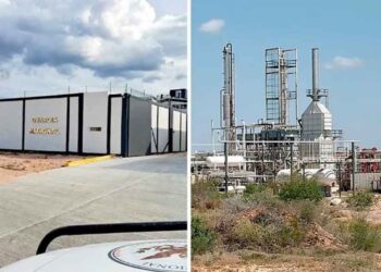Está refinería ilegal a 1.5 kms de la GN