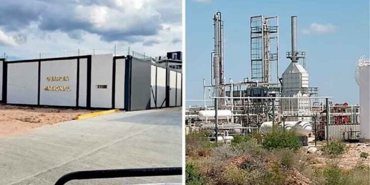 Está refinería ilegal a 1.5 kms de la GN