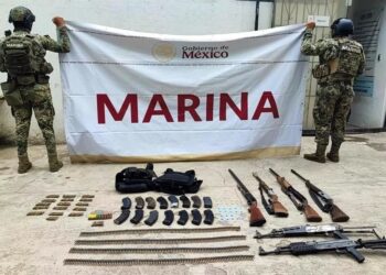 Decomisa Marina armamento y libera a plagiado en Sinaloa