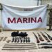Decomisa Marina armamento y libera a plagiado en Sinaloa