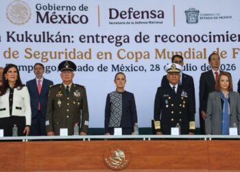 Sheinbaum reconoce a servidores públicos que participaron en el Plan Kukulkán del Mundial 2026
