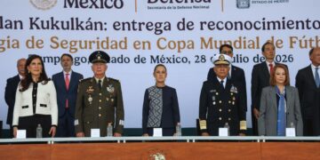 Sheinbaum reconoce a servidores públicos que participaron en el Plan Kukulkán del Mundial 2026