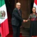 Recibe Sheinbaum a Presidente de Suiza en Palacio Nacional