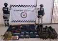 Detienen a 12 y aseguran arsenal en Sinaloa