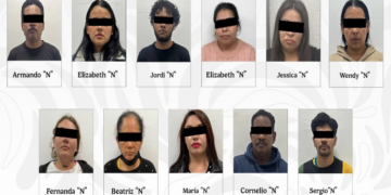 Aseguran 165 kilos de cocaína ocultos en mochilas y detienen a 11 pasajeros en Tijuana