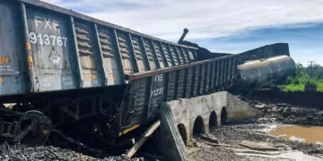 Evalúan daños por derrame químico de tren en Sonora.- CSP