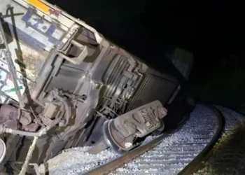 Se descarriló tren de carga del Istmo de Tehuantepec