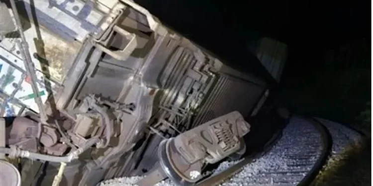 Se descarriló tren de carga del Istmo de Tehuantepec