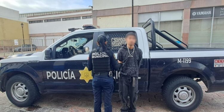 Detenido por robo equiparado de vehículo en el Centro Histórico