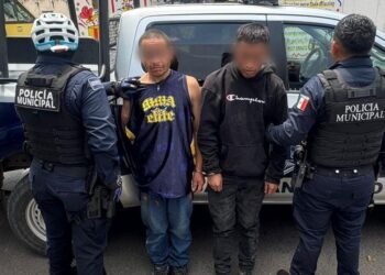 Detienen a cuatro presuntos implicados en robo con violencia a comercio