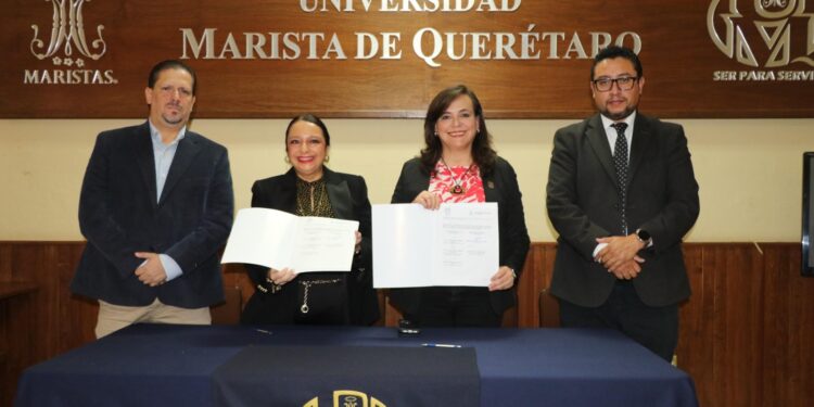 UAQ y Universidad Marista firman convenio de investigación y movilidad académica