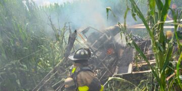 Caída de aeronave en San Juan del Río deja un lesionado