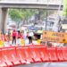 Implementan ajustes viales temporales en Bernardo Quintana por obra federal del tren México–Querétaro