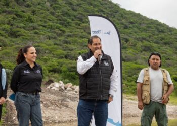 JAPAM entrega restauración de bordo en Cerro Gordo para recarga de acuífero en San Juan del Río