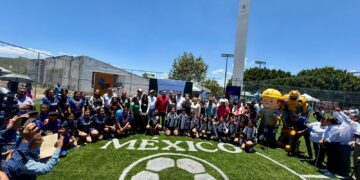 Inauguran canchas del Mundial Social 2026 en Ex Hacienda Cerro Gordo