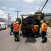 Continúan trabajos de bacheo en bulevar Hidalgo de San Juan del Río
