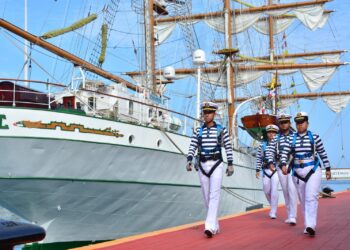 Zarpa el Buque Escuela “Cuauhtémoc” para iniciar el Crucero de Instrucción “Pacífico Norte 2026”