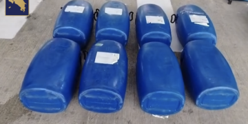 Costa Rica decomisa por primera vez cocaína líquida en operación marítima