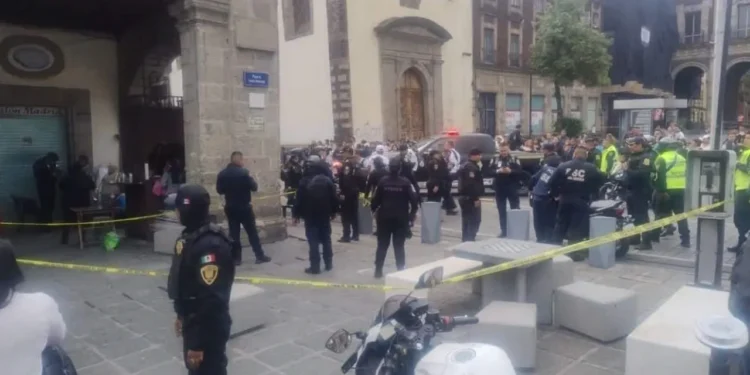 Ataque en el Centro Histórico de CDMX deja un muerto