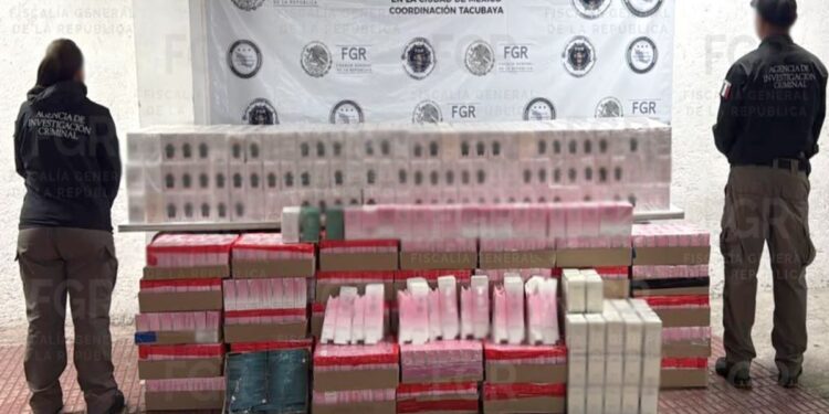 FGR asegura casi 2 mil 500 perfumes presuntamente falsos en la CDMX
