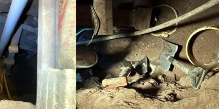 Hallan ‘huachitúnel’ y arrestan a cinco en Hidalgo