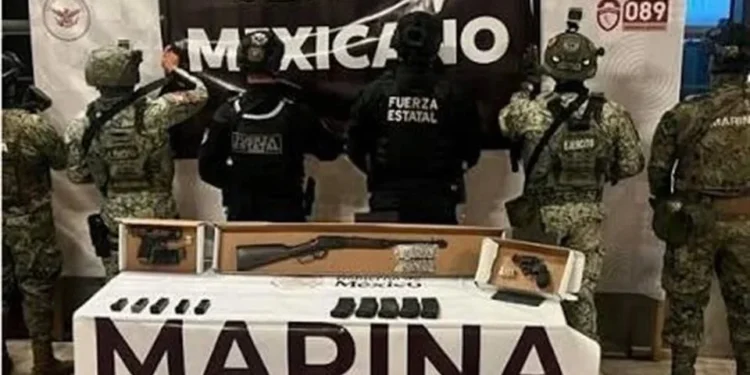 Provienen de EU 3 de cada 4 armas decomisadas en BC