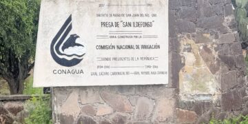 Supervisan niveles de la presa San Ildefonso para prevenir riesgos durante la temporada de lluvias