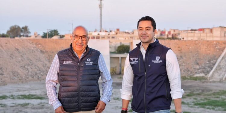Entrega Gobierno estatal bordos Cuates 1 y 2 al Municipio de Querétaro
