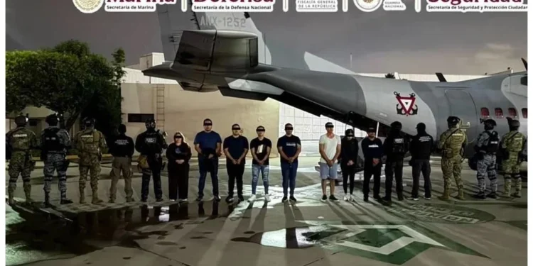 Detienen a 20 presuntos integrantes del CJNG tras megaoperativo en tres estados
