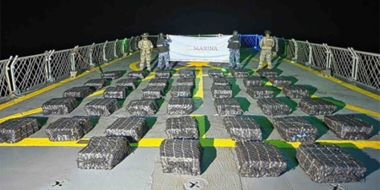 México decomisa 1.17 toneladas de cocaína y detiene a seis personas en Acapulco
