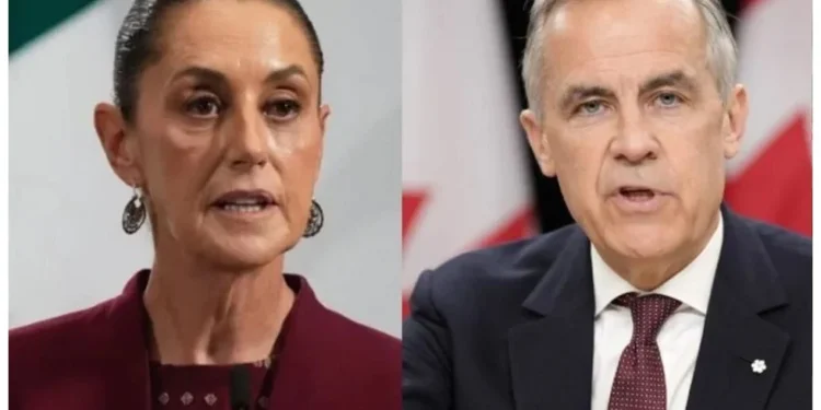 Claudia Sheinbaum y Mark Carney abordan el futuro del T-MEC ante presiones arancelarias