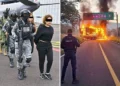 Caen criminales y familia y arde Michoacán