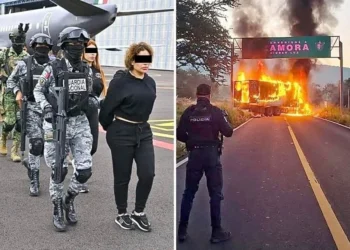 Caen criminales y familia y arde Michoacán