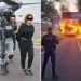 Caen criminales y familia y arde Michoacán