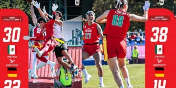 Arranca México con victorias en flag football ante Alemania
