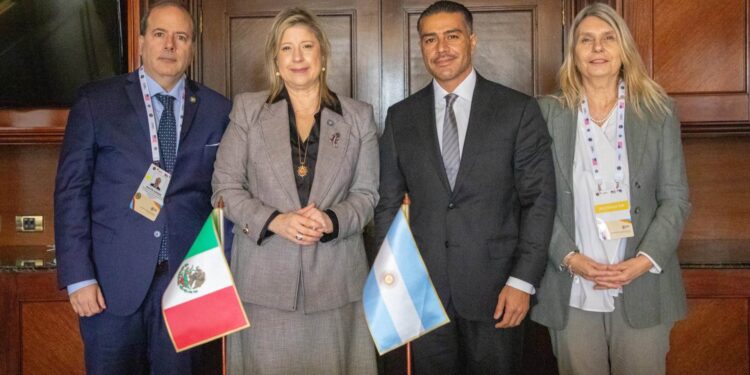 García Harfuch se reúne con ministra de Seguridad Nacional de Argentina; hablan sobre lucha contra el narco