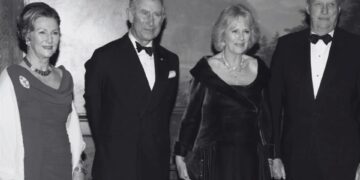 Despiden Charles III y otros Reyes a Harald V de Noruega