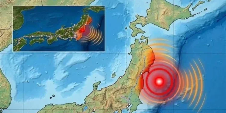 Un sismo de magnitud 5.9 sacude el este de Japón y el área de Tokio