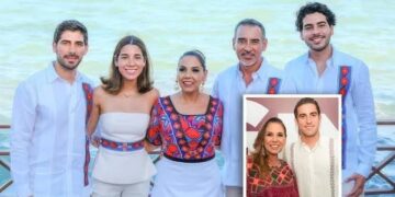 Vuelan en familia… y con su precandidato