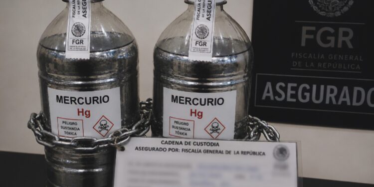 Profepa y FGR investigan hallazgo de mercurio ilícito en Querétaro